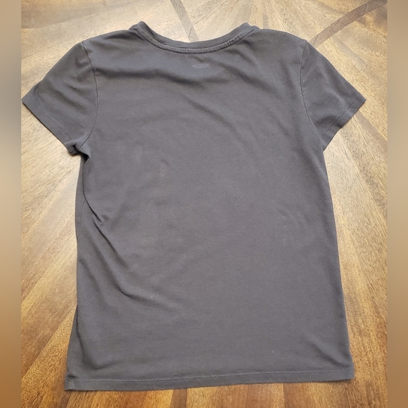 Old Navy Girls Soccer Graphic Tee "Goal Getter" Size L (10-12) Grey - Picture 3 of 11